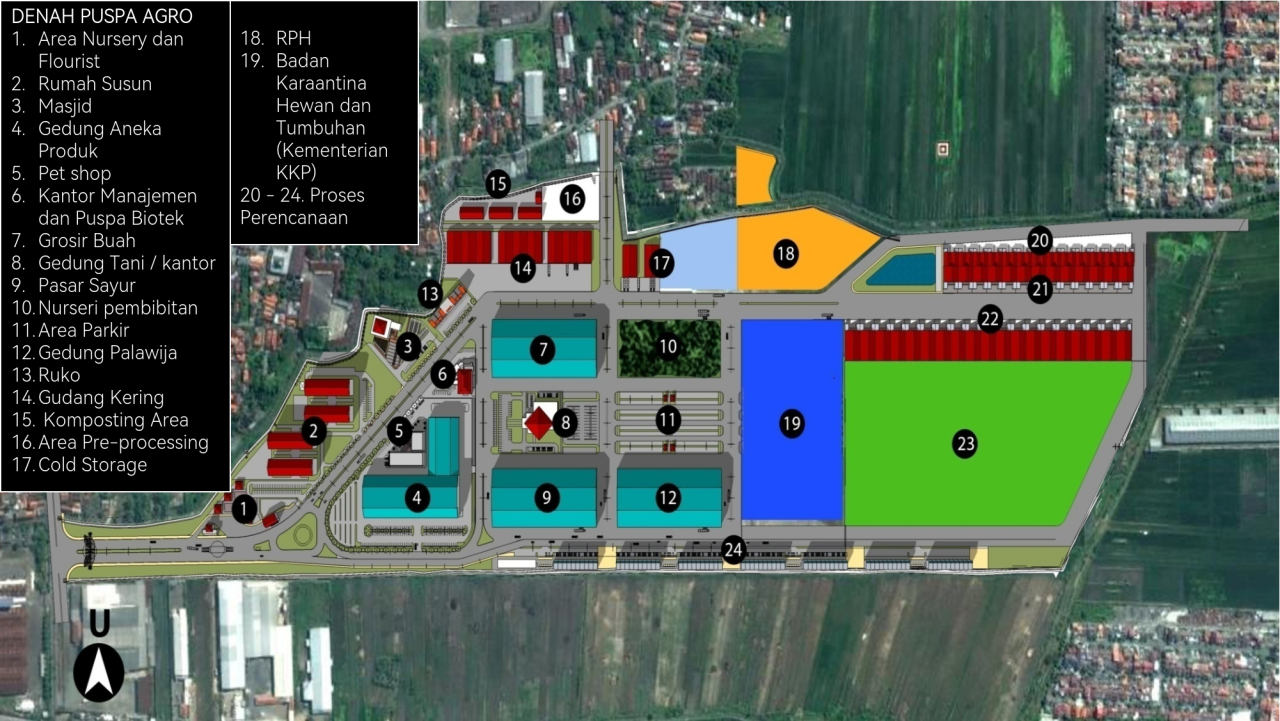 Denah Puspa Agro